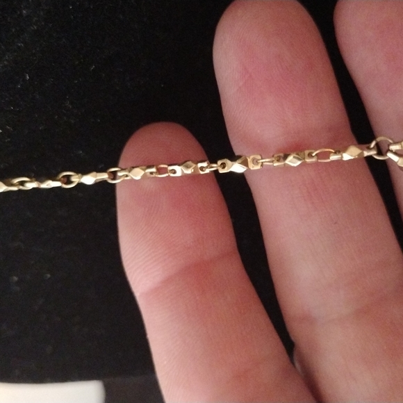 Vintage Gold Tone Loose Mesh Bib Choker Necklace W/ Crystal Rhinestones - Picture 3 of 5